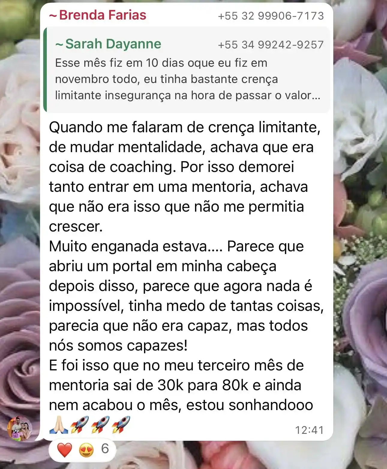 Depoimento da Dra. Brenda Farias